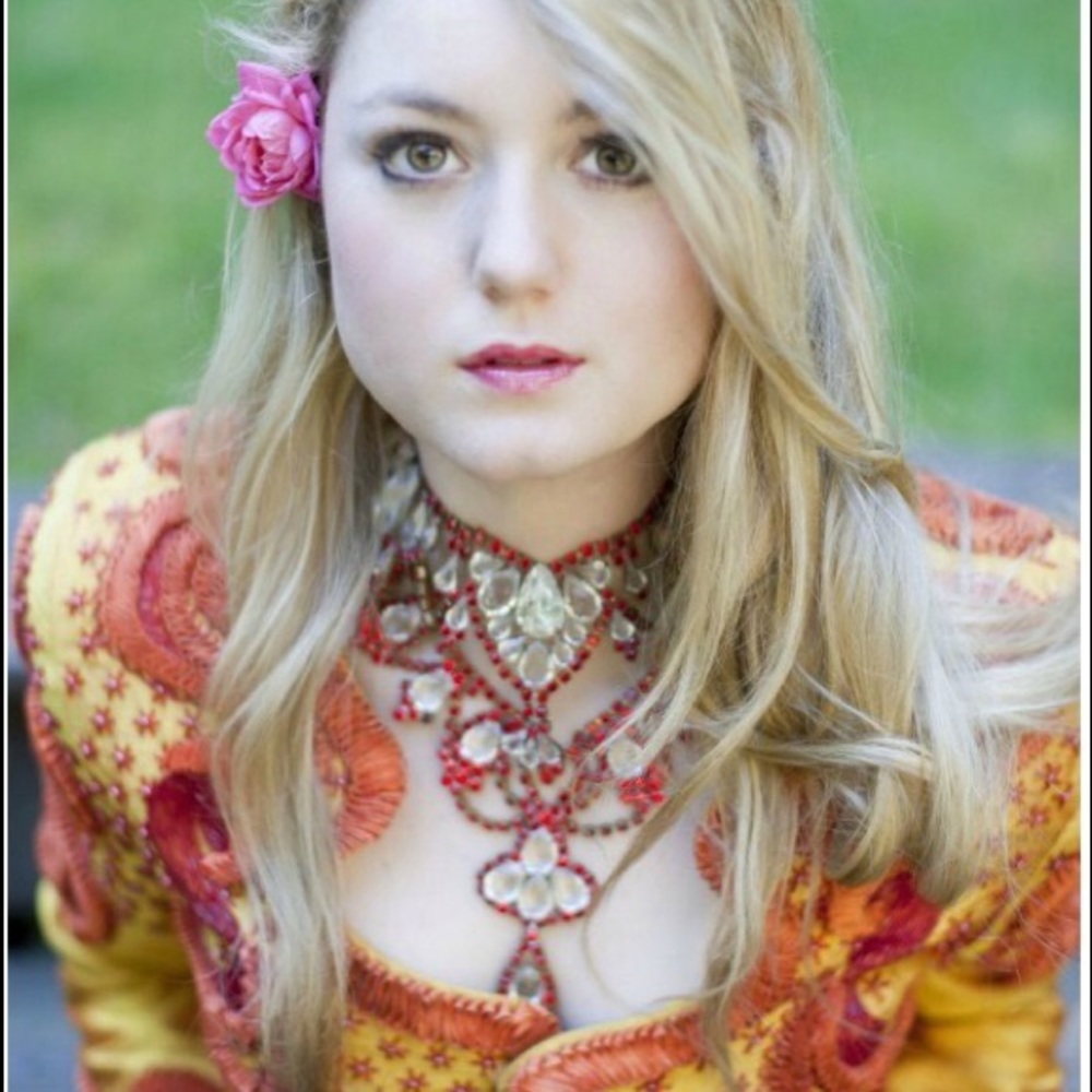 vintage crystal necklace